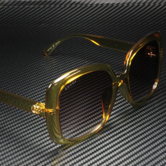 Gucci Yellow 56mm Sunglasses